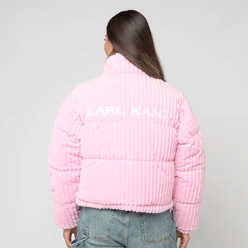 Karl Kani Γυναικείο μπουφάν Corduroy Short Puffer Jacket